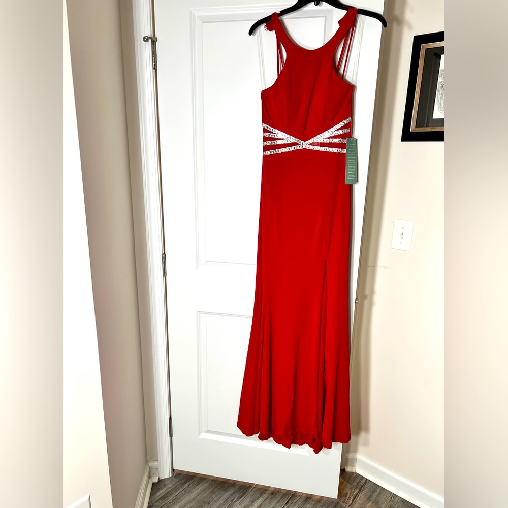 NWT Social Code Red Sparkle Prom / Homecoming Dress